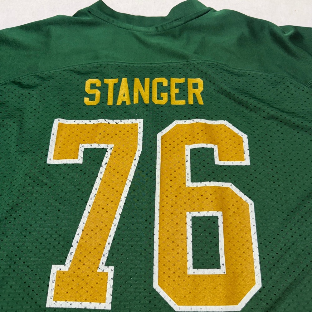 Adidas Notre Dame Fighting Irish Football Jersey Stanger 76 Y2K‎ Green Mens 2XL - Picture 6 of 12